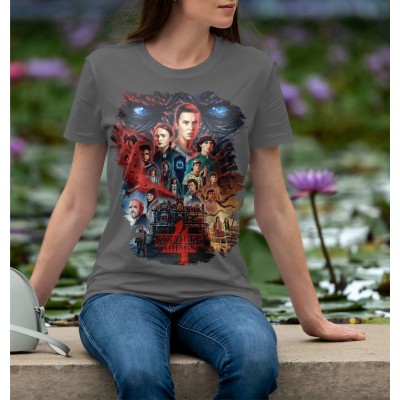 Дамска тениска STRANGER THINGS Season 4 Volume 1 Vecna